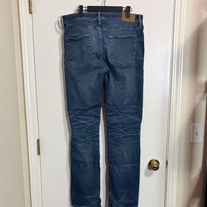 American Eagle Men's Blue Straight Jeans